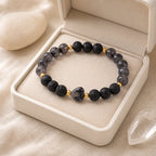 Moonlit Heart bracelet presented in an ivory jewelry gift box