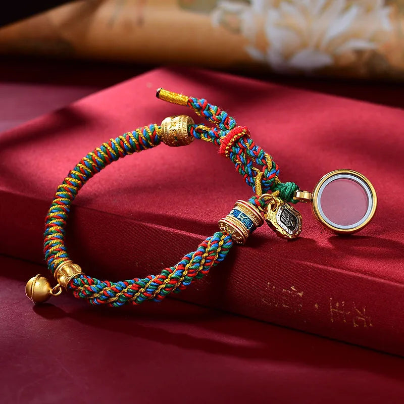 Handwoven Grounding Cord Bracelet