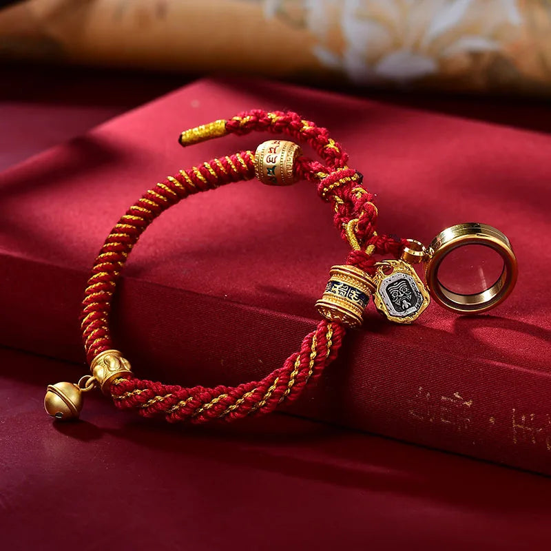 Handwoven Grounding Cord Bracelet