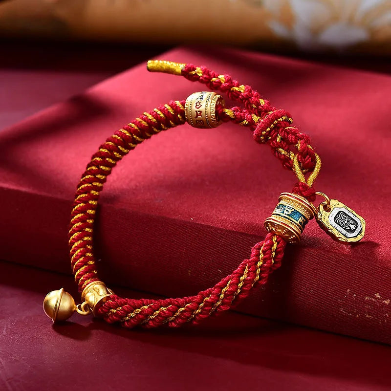 Handwoven Grounding Cord Bracelet