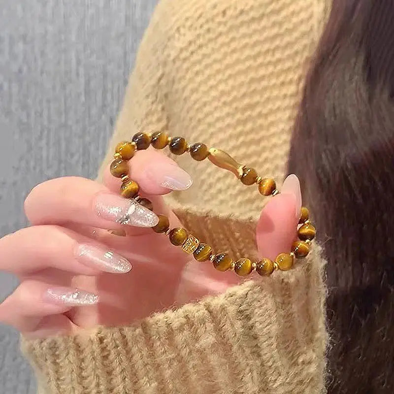 Vintage Gradient Tiger Eye Bracelet