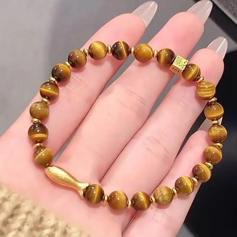 Vintage Gradient Tiger Eye Bracelet