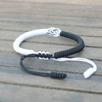 Red and Black Couple String Bracelet Set