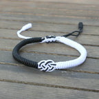 Red and Black Couple String Bracelet Set