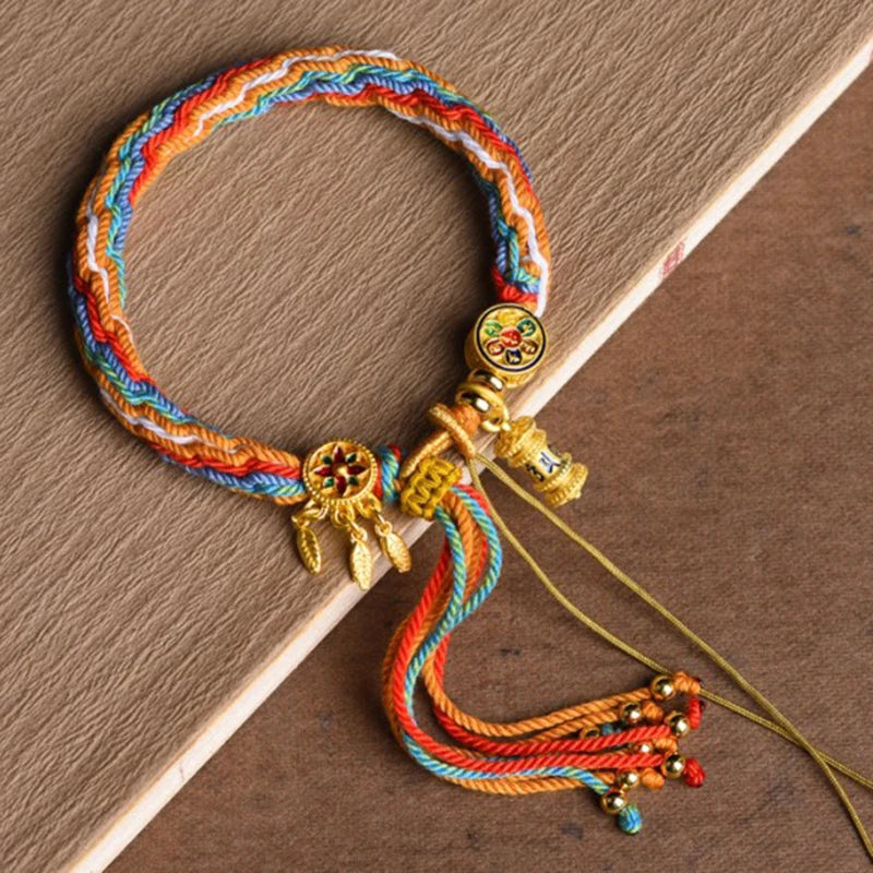 Handwoven Adjustable Cord Bracelet