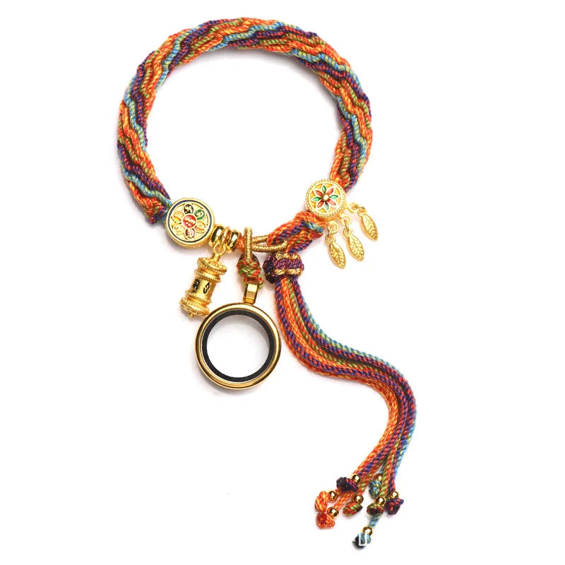 Handwoven Adjustable Cord Bracelet